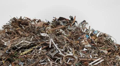 Scrap metal processing industry Stock Photos