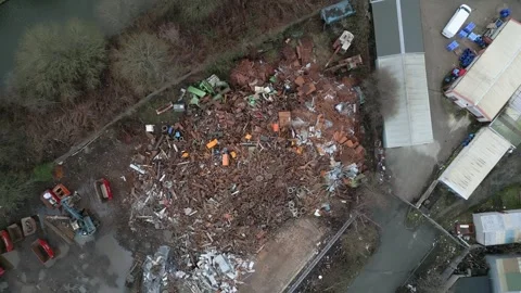 Scrap metal yard Video stock 328026950