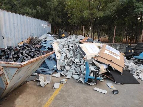 Scrap Rubber Shit Stock Photos