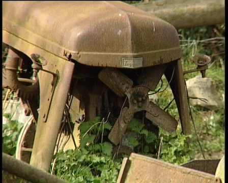 Scrap Tractors Video stock 686403