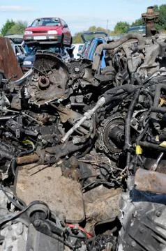 Scrap yard (2) Stock Photos