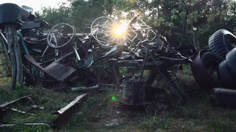 Scrap yard 動画素材 24701053