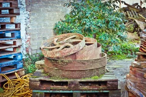 Scrap yard Stock Photos