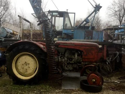 Scrap yard 스톡 사진