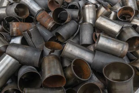 Scrap yard for recycle the engine and automotive parts. Engine junkyard. Stock Photos