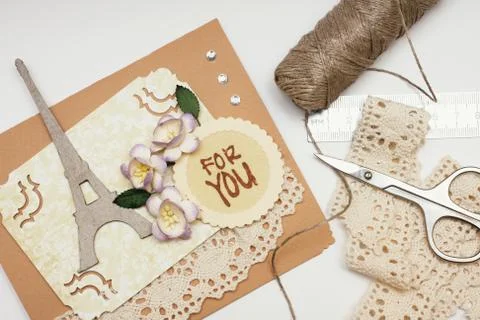 Scrapbook Foto stock