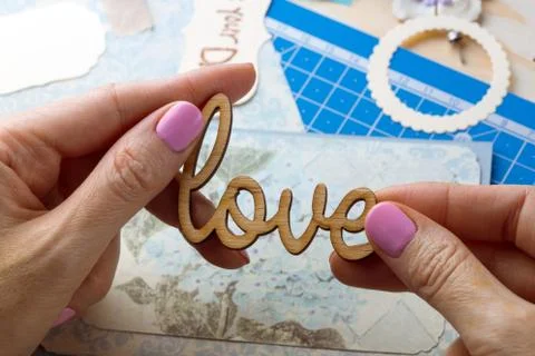 Scrapbook Foto stock