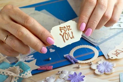 Scrapbook Foto stock