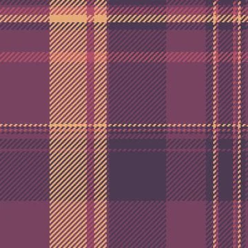 Scrapbook plaid check vector, handmade pattern tartan textile. Shirt seamle.. Stock Illustration