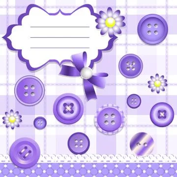 Scrapbooking design elements set Ilustração Stock