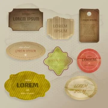 Scrapbooking paper elements vector illustration イラスト素材