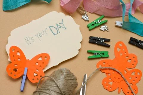 Scrapbooking Foto stock