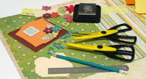 Scrapbooking Stock-Fotos