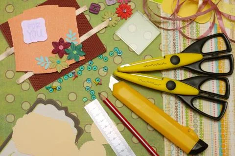 Scrapbooking Foto stock