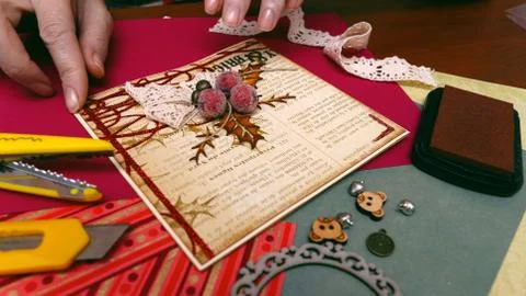 Scrapbooking Stock-Fotos