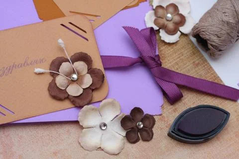 Scrapbooking Foto stock