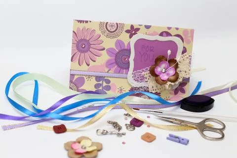 Scrapbooking Foto stock