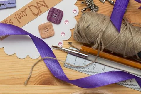 Scrapbooking Foto stock