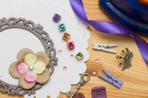 Scrapbooking Foto stock