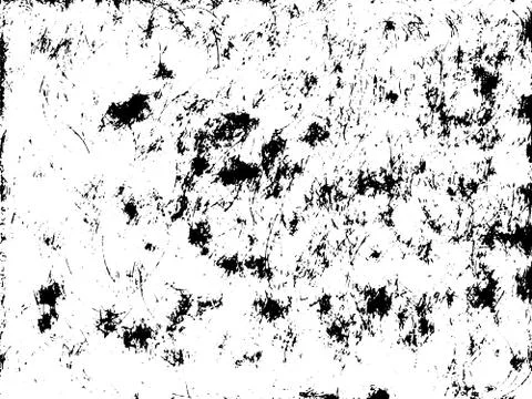 Scraped Chaotic Black Stock Illustration