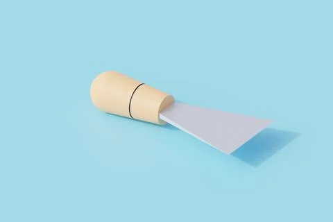 Scraper single isolated object. 3d render illustration イラスト素材