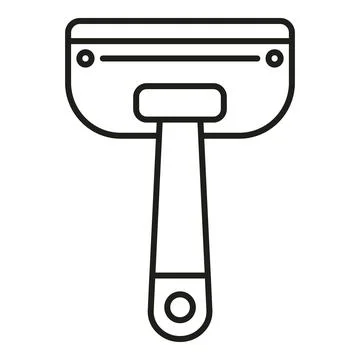 Scraper tool for construction and renovation work Stock Illustration