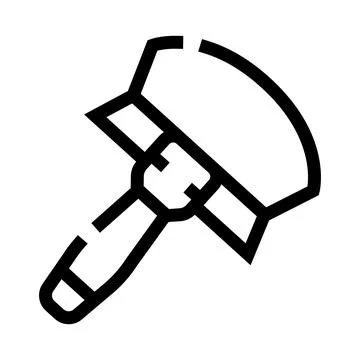 Scraper tool for renovation and construction work Stock Illustration