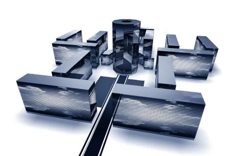 Scrapers Stock Illustration