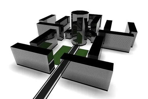 Scrapers Stock Illustration