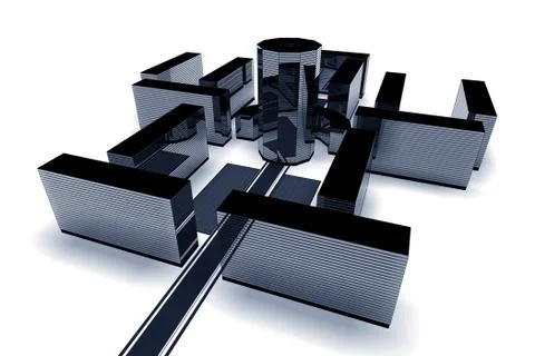 Scrapers Stock Illustration