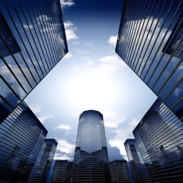 Scrapers Stock Illustration