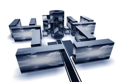 Scrapers Stock Illustration
