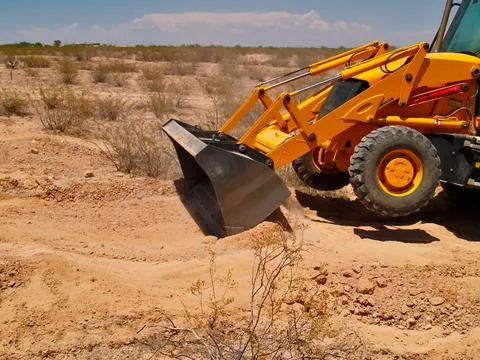 Scraping the Desert Stock Photos