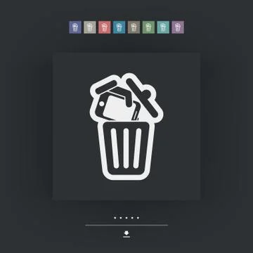 Scrapping old device Stock Illustration