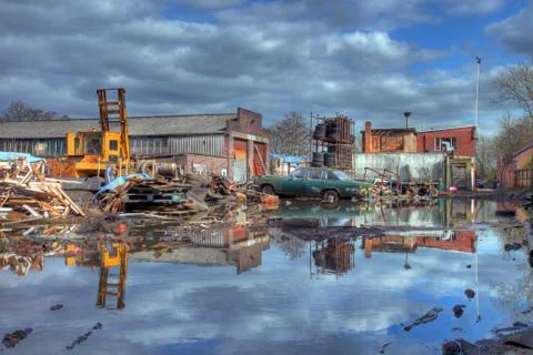 Scrapyard, england Stock Photos