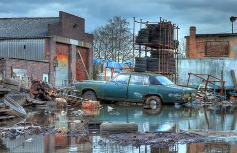 Scrapyard, england Stock Photos