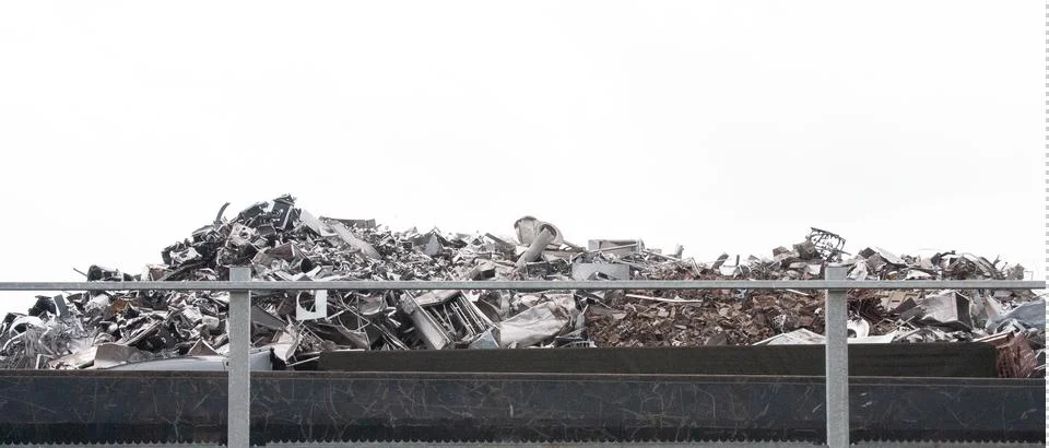 Scrapyard Landscape Stock Photos
