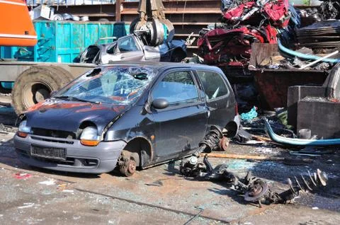 Scrapyard Stock-Fotos