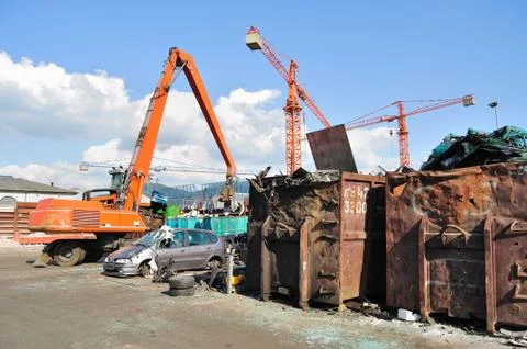 Scrapyard Stock-Fotos