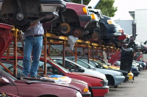 Scrapyard Stock Photos