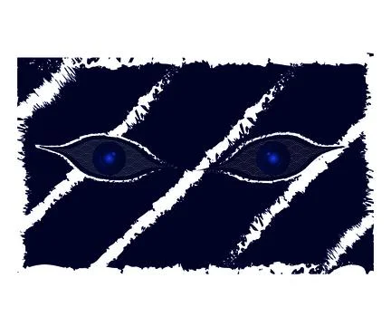 Scratch and blue color design Stock Illustration