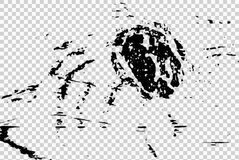 Scratch and dust grunge effect with graphic elements. wall texture and dist.. Ilustración de archivo