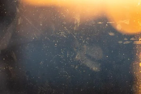 Scratch and grunge texture on dirty glass window Stock Photos