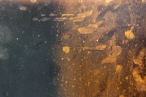 Scratch and grunge texture on dirty glass window Stock Photos