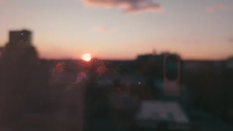 Scratch and grunge texture on glass window Stock Footage 294862075