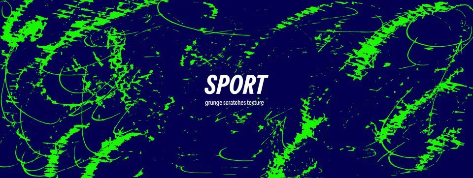 Scratch brush background with neon stroke and fast pen motion. Paint scribble Stock Illustration