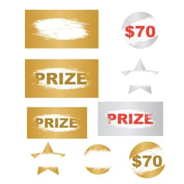 Scratch card game, scratch and win lottery. Lottery winning ticket and scratc Stockillustratie