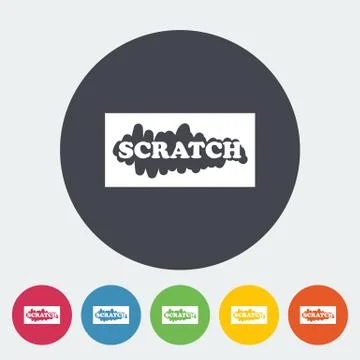 Scratch card Stock Illustration