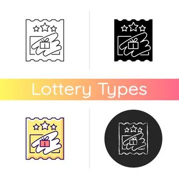 Scratch cards icon Stock Illustration