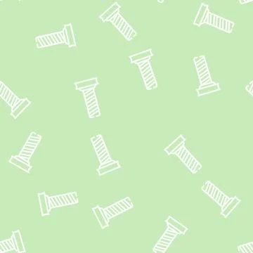 Scratch cat accessory line vector seamless pattern Stock Illustration